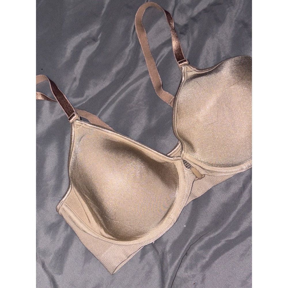 Bali Beige Full Figure Comfort Revolution Front‎ Close Shaping Underwire Bra 38C - Picture 2 of 5